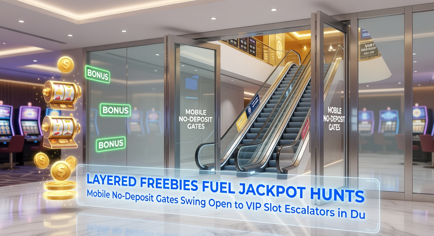 VIP slot escalator met jackpot meters en mobiele bonus layers in actie op Nederlandse casino apps