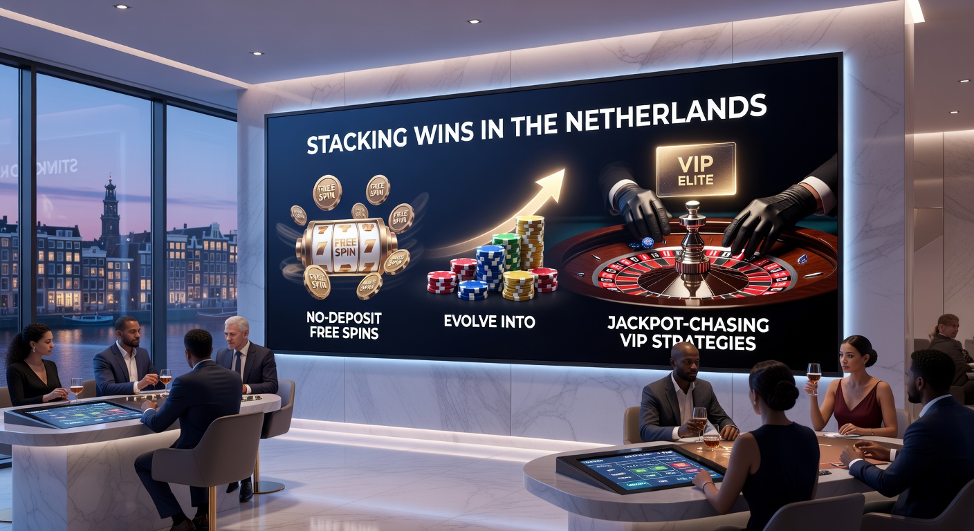 VIP-dashboard op mobiel met gestapelde jackpot-multipliers en free spin tellers in een Nederlands casino-app